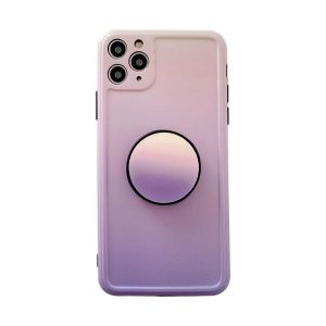 Simple Gradient Colour Stand Apple 11promax Mobile Phone Case