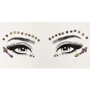 Black iridescent Eyeliner Stickers 