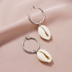 Natural Shell Earrings SILVER
