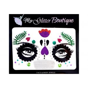 Day Of the Dead Halloween Face Stickers