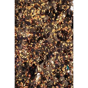 Dark Brown-Hexa Black Chunky Body glitter