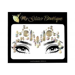 Secret Mystique Rhinestone Face Jewels - Iridescent