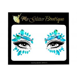 Mermaid Crystals Face Jewels