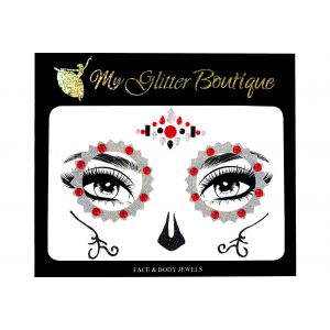 Glittery Eyes Halloween Face Jewels 