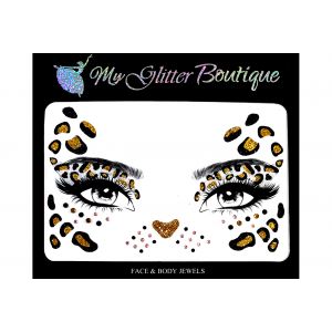 Leopard Face Stickers
