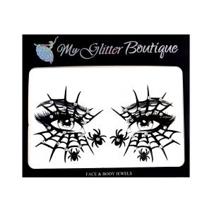 Spider Web Face Stickers 