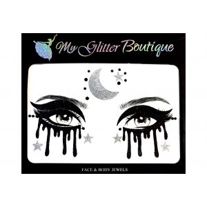 Scary Eyes Glitter Halloween Face Stickers