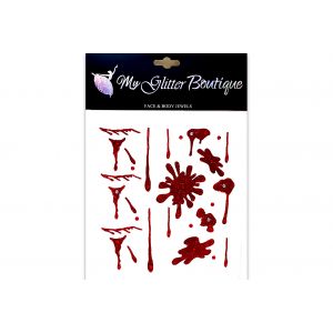 Halloween Blood Body Stickers
