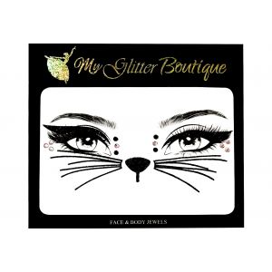 Cat Halloween Face Stickers