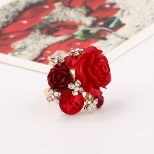 Red Flower Ring