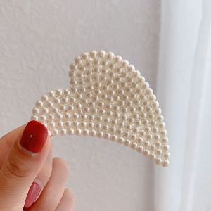 NEW PEARLS BACK HEAD HAIR CLIP - LOVE 