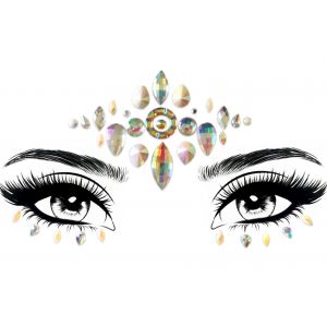 Iridescent Pearl Face Gems