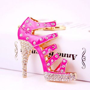 Pink High Heels Keychain 