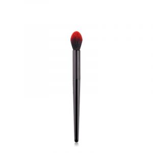 Wooden Handle Black Makeup Brush Single-Piece