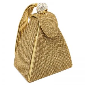 Pyramid Rhinestone Handbag