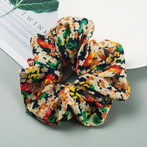 Cotton And Linen Scrunchies Multi Colour