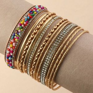 Ethnic Style Color Rice Bead Bracelet