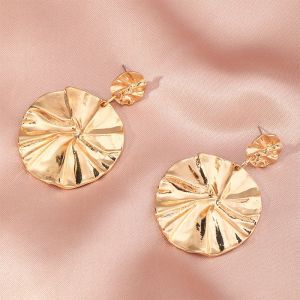 Fashion Retro Baroque Style Metal Earrings