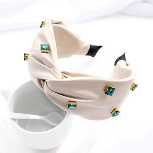 Blue Gem PU Headband