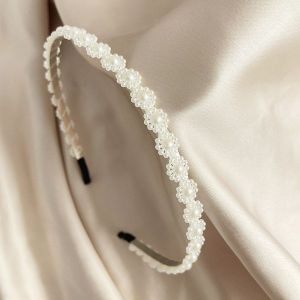 Pearl Bowknot Crown Headband
