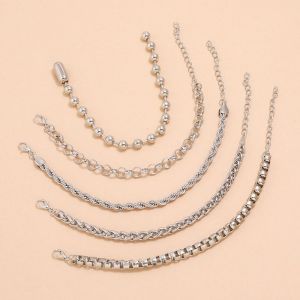 Chain Bead Pack of 5 Bracelets