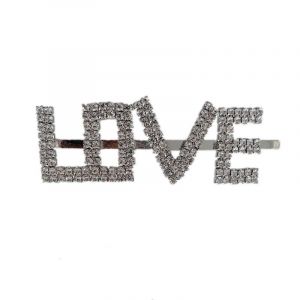 Rhinestone Love Letter Hairpin