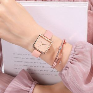 Square Ladies Belt Watch