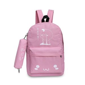 Canvas Baby Pink Backpack