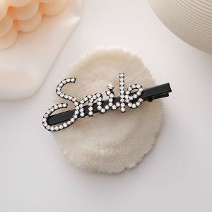 Diamond Letter Hairpin SMILE