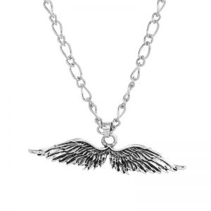 Silver Wings Retro Necklace 