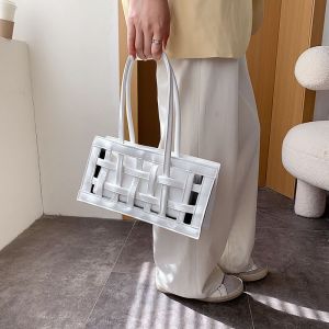 Niche Women's Spring Trendy One-shoulder Handbag - WHITE