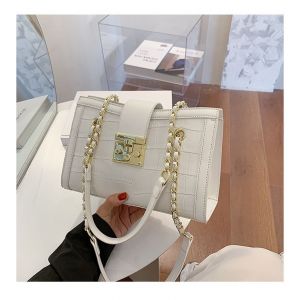 LADIES CHAIN BAG - WHITE