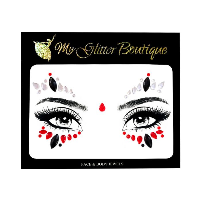 Halloween Spirit Face Jewels Halloween My Glitter Boutique